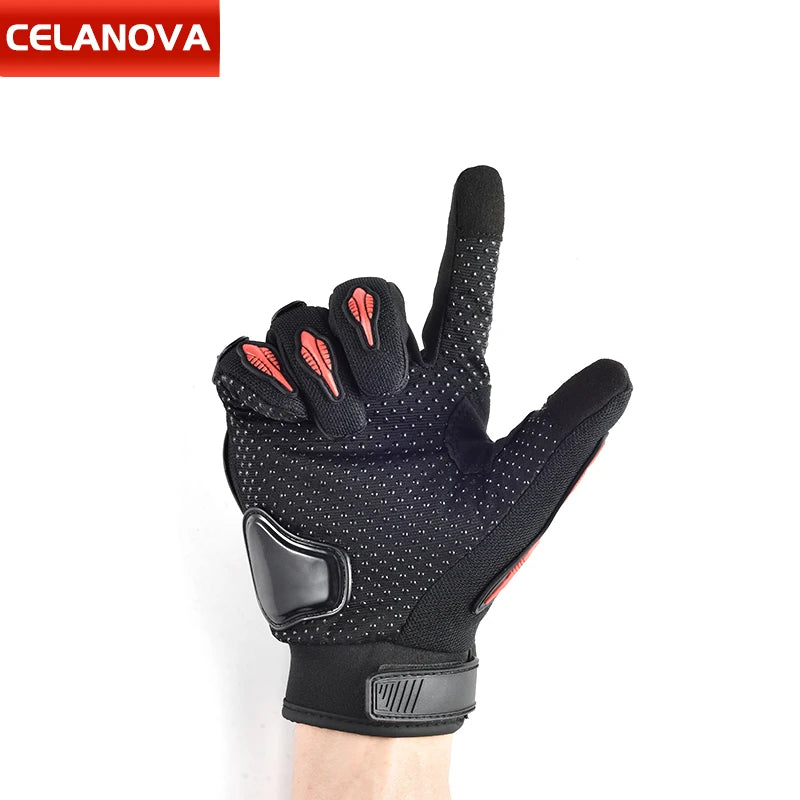 Men's Full Finger Motorcycle Gloves Touchscreen Off-Road