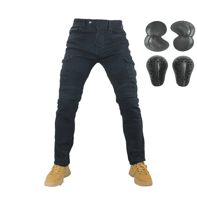 Protective Motorcycle Jeans for Men - Summer Riding Pants
