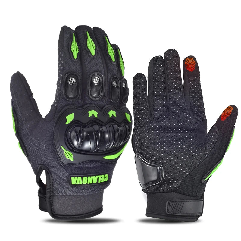 Men's Full Finger Motorcycle Gloves Touchscreen Off-Road