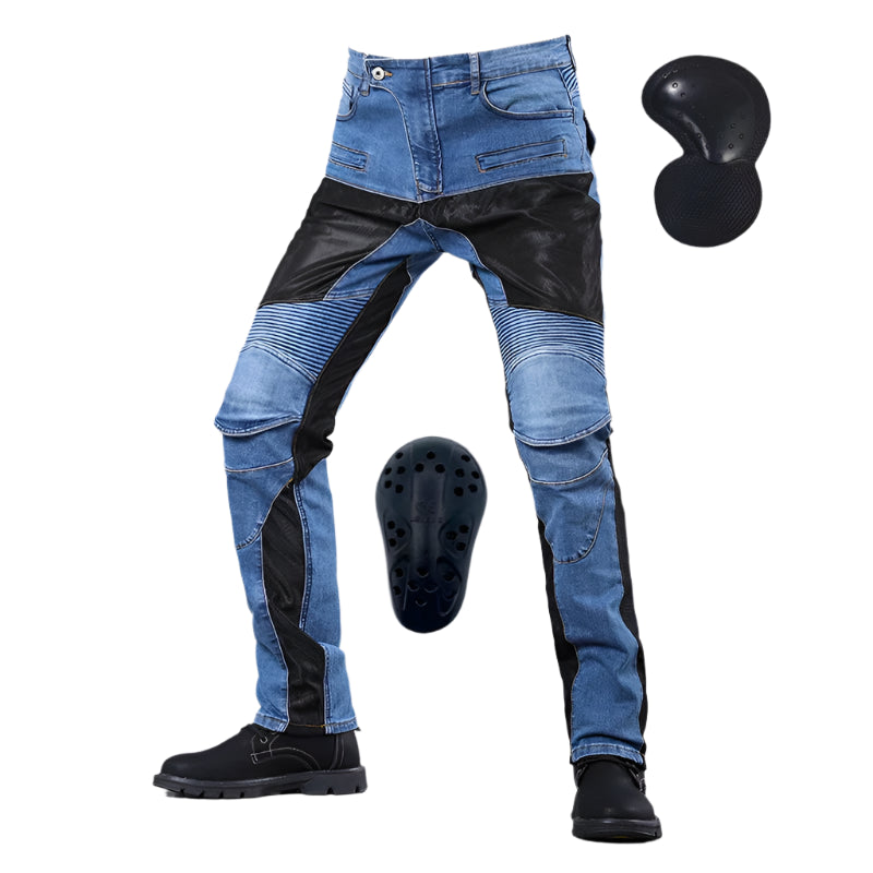 Men's Riding Pants - Protective Gear with Knee & Hip Pads