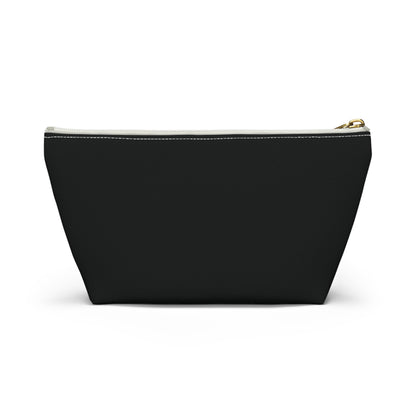 Black Canvas Travel Pouch - Motorcycle Enthusiast Cosmetic Bag by Motorbike101