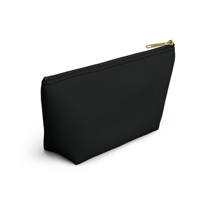 Black Canvas Travel Pouch - Motorcycle Enthusiast Cosmetic Bag by Motorbike101