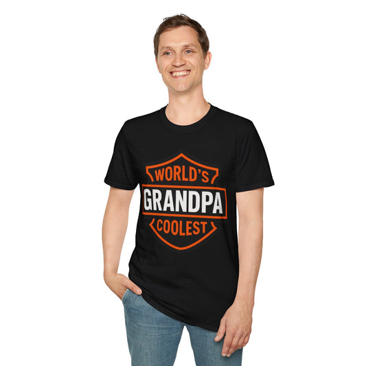 Harley-Style Grandpa T-Shirt – Biker Father's Day Gift