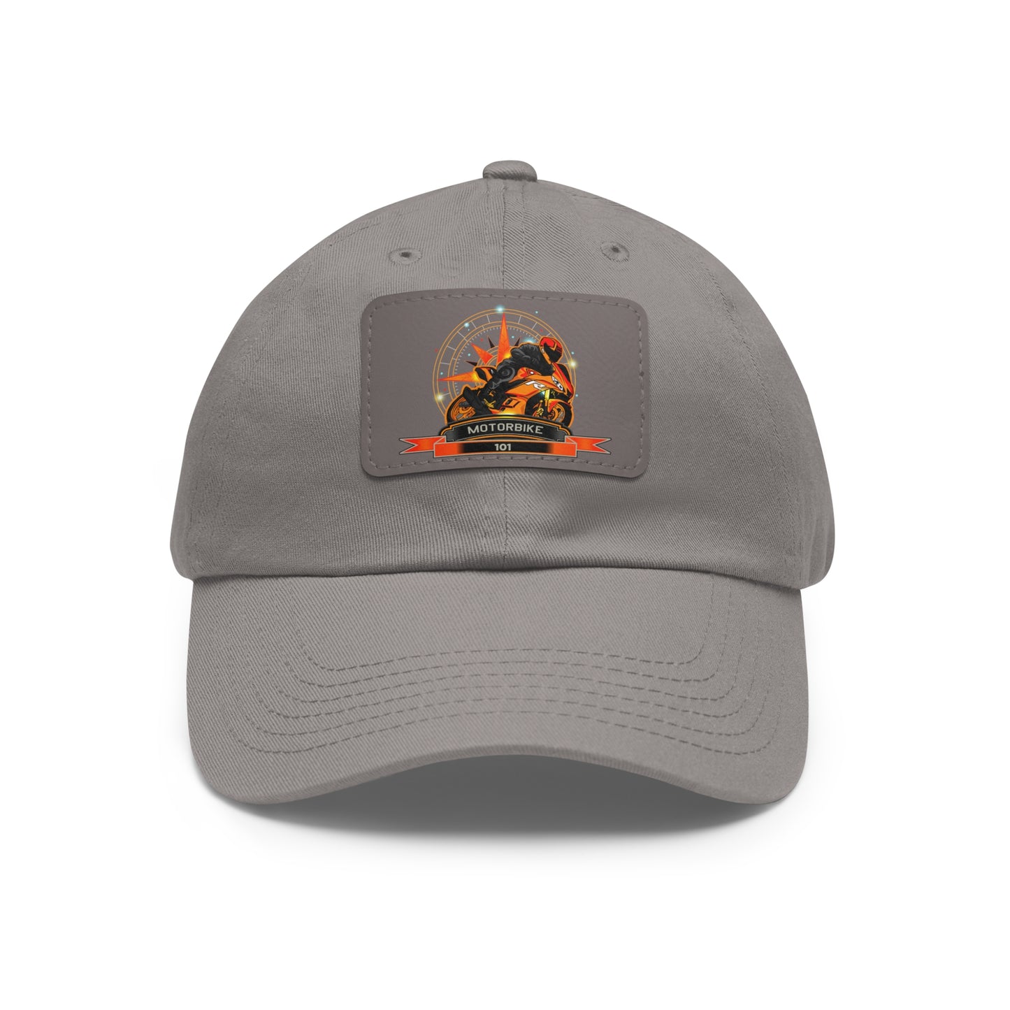 Classic Hat with Leather Patch - Baseball Cap by Motorbike101
