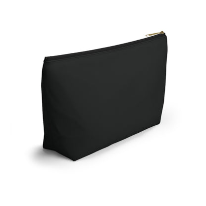 Black Canvas Travel Pouch - Motorcycle Enthusiast Cosmetic Bag by Motorbike101