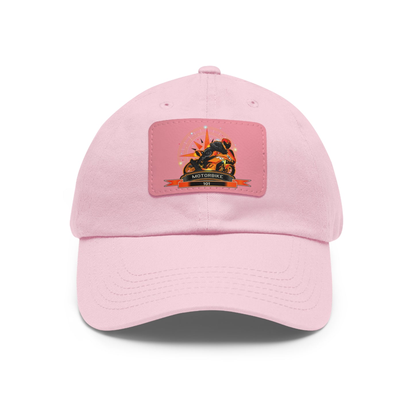 Classic Hat with Leather Patch - Baseball Cap by Motorbike101