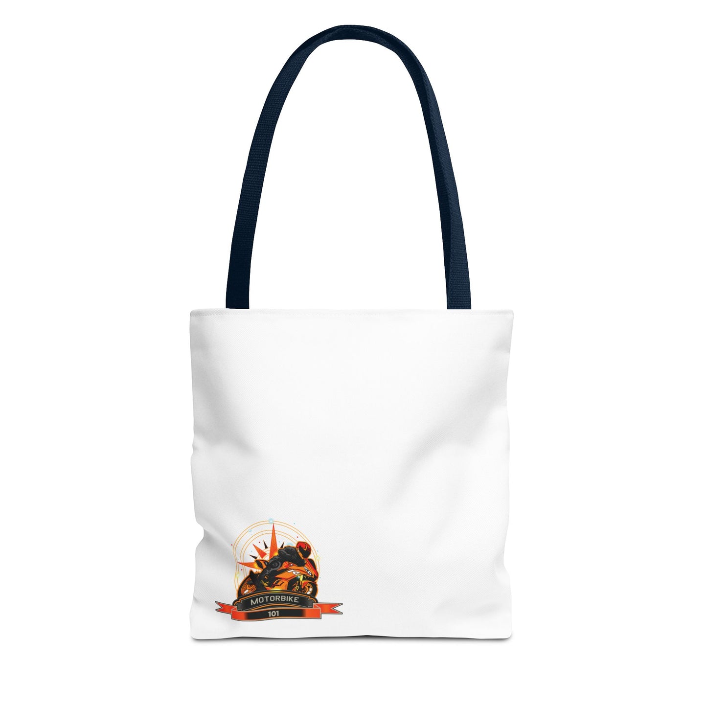 White Canvas Tote Bag - Eco-friendly Bag by Motorbike101