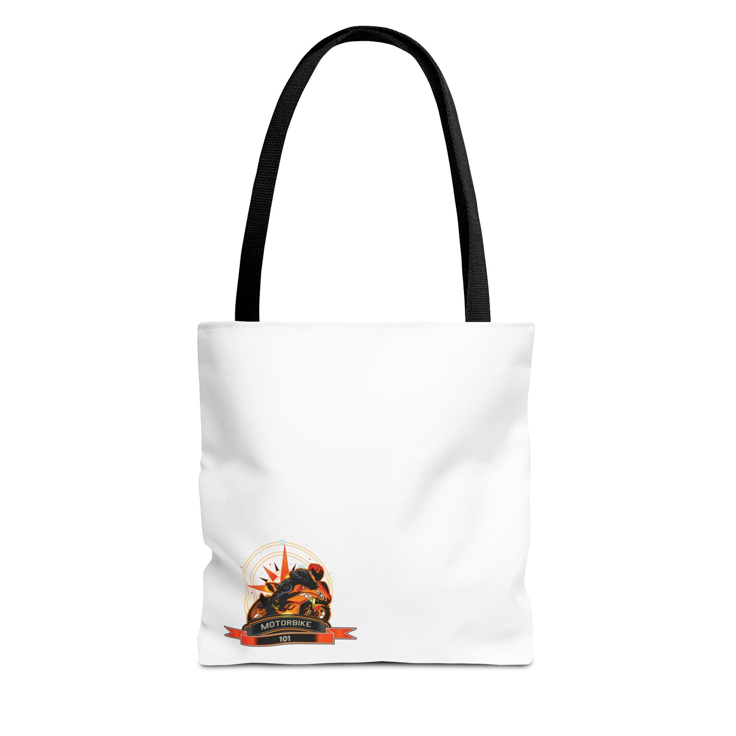White Canvas Tote Bag - Eco-friendly Bag by Motorbike101