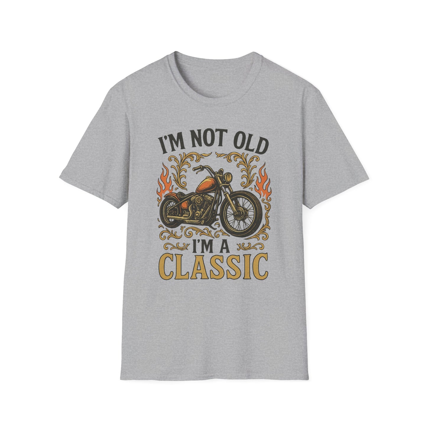 Classic Biker T-Shirt – Vintage Harley-Style Motorcycle Tee