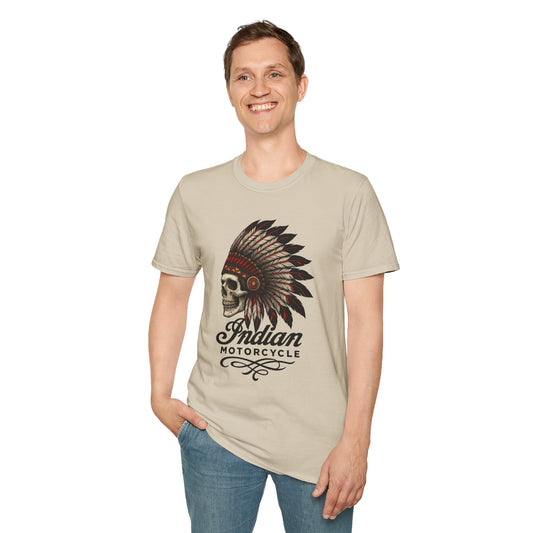 Indian Motorcycle Skull T-Shirt – Native Biker Design