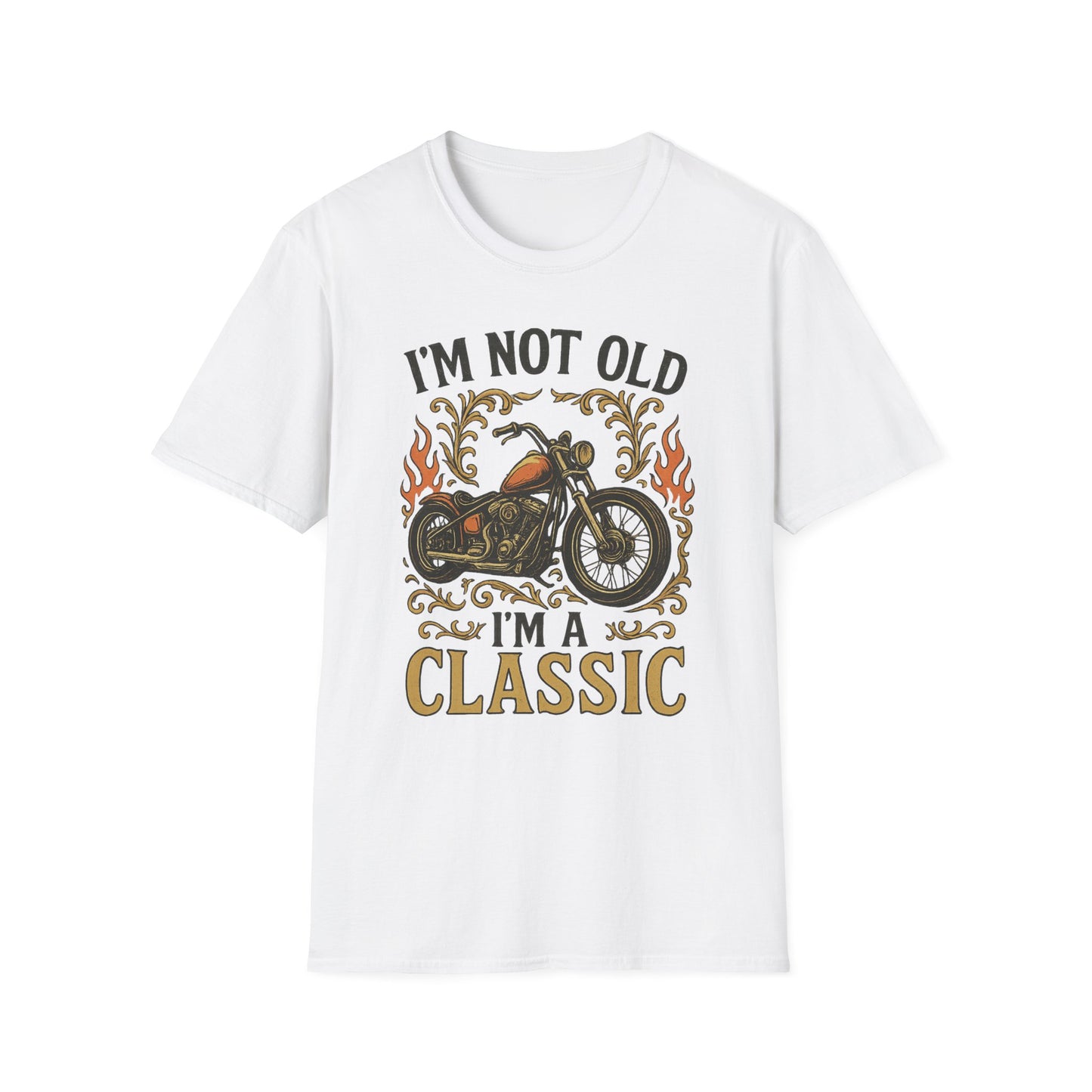 Classic Biker T-Shirt – Vintage Harley-Style Motorcycle Tee