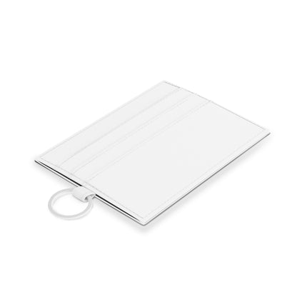 Saffiano Leather Card Holder - White Premium Wallet by Motorbike101