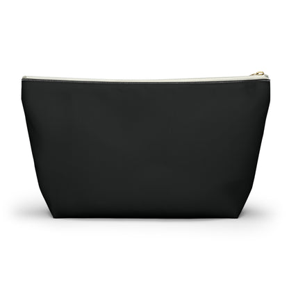 Black Canvas Travel Pouch - Motorcycle Enthusiast Cosmetic Bag by Motorbike101