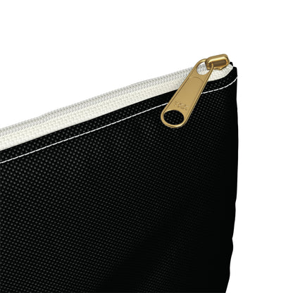Black Canvas Motorcycle Accessory Pouch - Travel Organizer Bag by Motorbike101