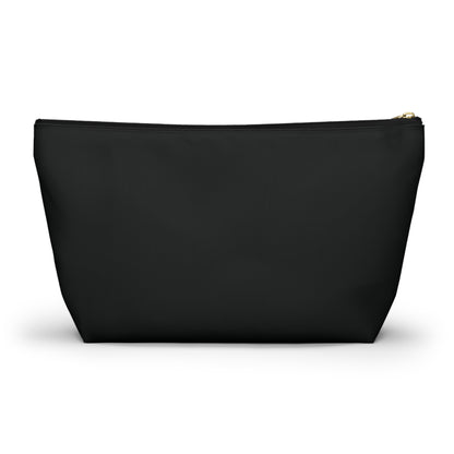 Black Canvas Travel Pouch - Motorcycle Enthusiast Cosmetic Bag by Motorbike101