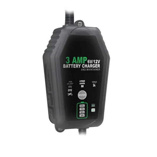Trickle Charger – 6V/12V Automotive Battery Maintainer for Travel