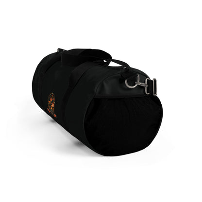 Black Duffle Bag - Gym Bag with Shoulder Strap for Bikers by Motorbike101