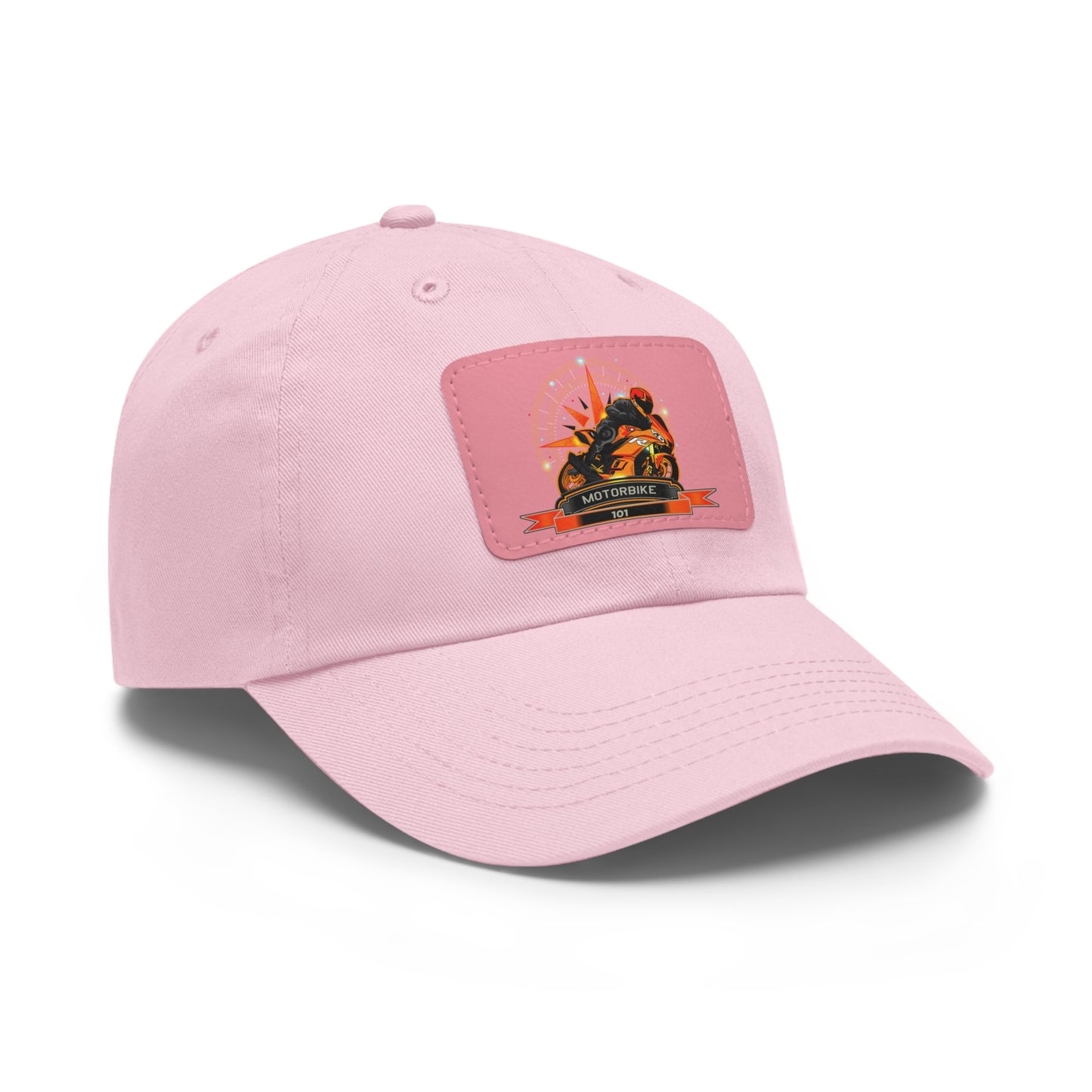 Classic Hat with Leather Patch - Baseball Cap by Motorbike101