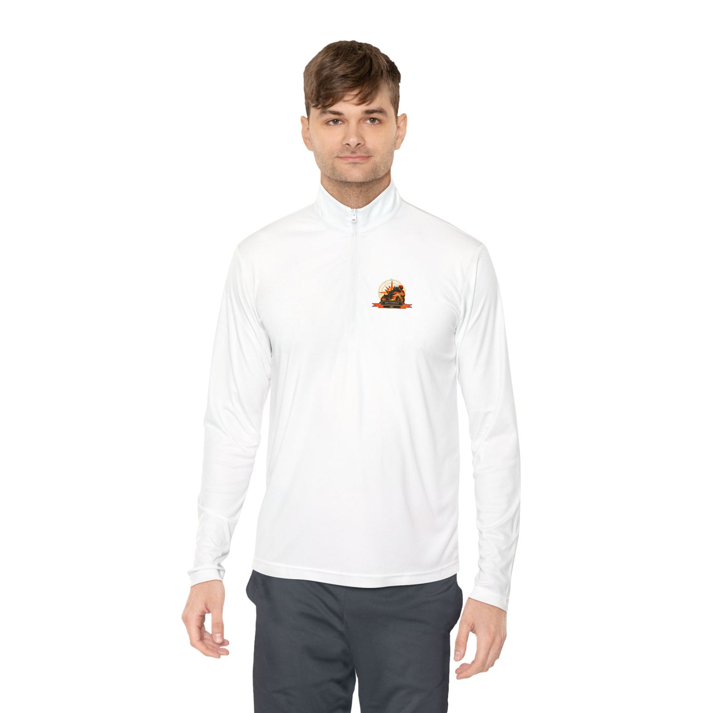 Quarter-Zip Pullover - Lightweight Sweatshirt by Motorbike101