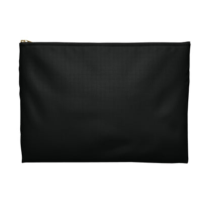 Black Canvas Motorcycle Accessory Pouch - Travel Organizer Bag by Motorbike101