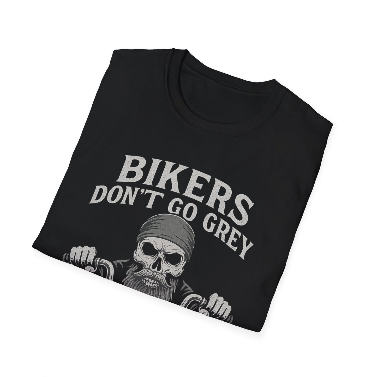 Vintage Biker T-Shirt – 'We Turn Chrome' Motorcycle Tee