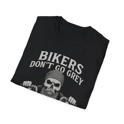 Vintage Biker T-Shirt – 'We Turn Chrome' Motorcycle Tee