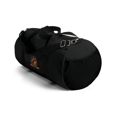 Black Duffle Bag - Gym Bag with Shoulder Strap for Bikers by Motorbike101