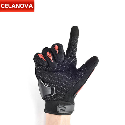 Men's Full Finger Motorcycle Gloves Touchscreen Off-Road