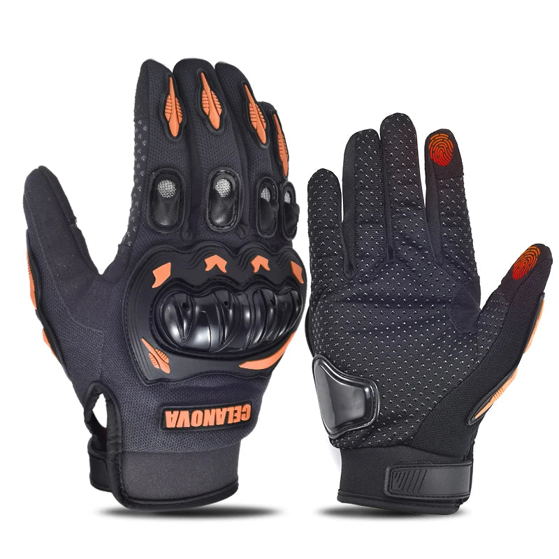 Men's Full Finger Motorcycle Gloves Touchscreen Off-Road