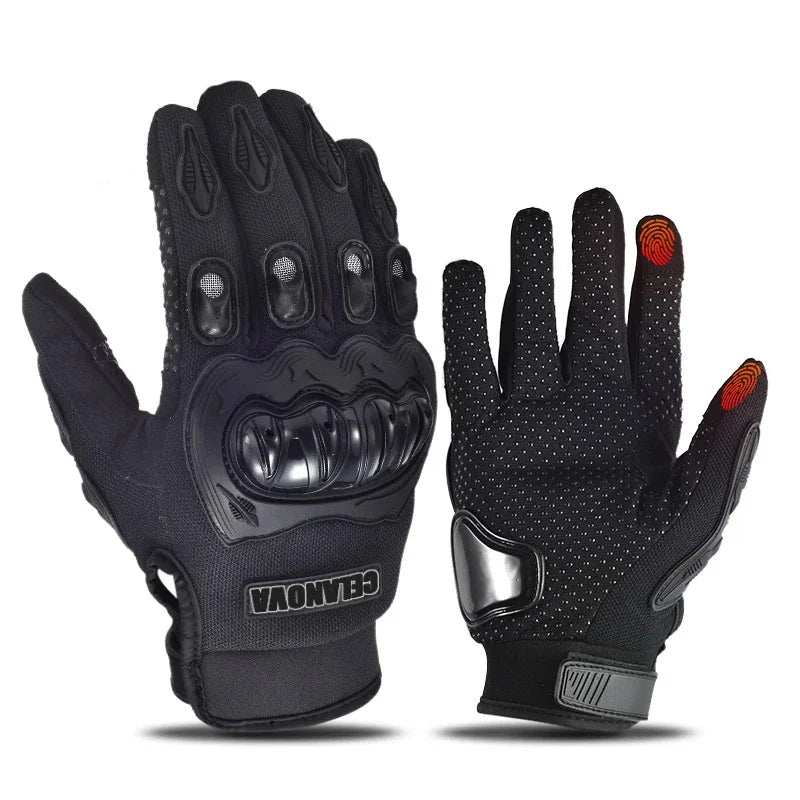 Men's Full Finger Motorcycle Gloves Touchscreen Off-Road
