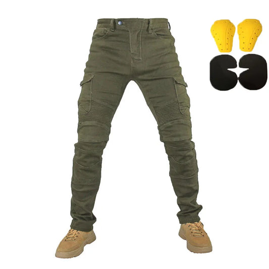 Protective Motorcycle Jeans for Men - Summer Riding Pants