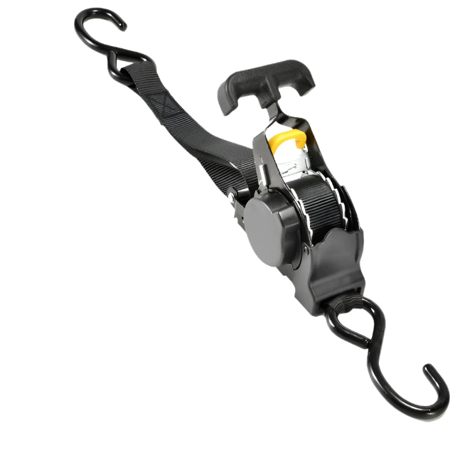 Convenient Retractable Ratchet Strap for Motorcycle Luggage