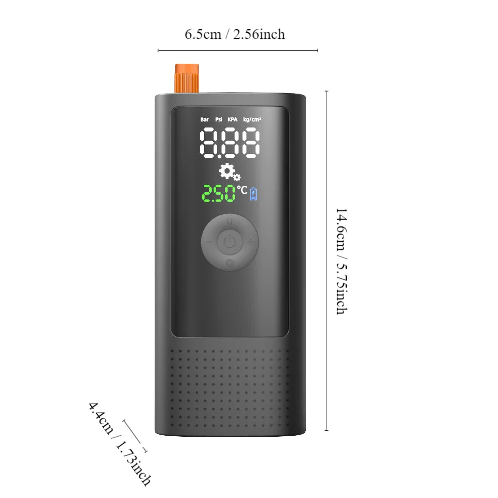 Digital Tire Inflator 150 PSI for Motorcycles & Bikes