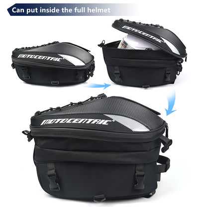 Motocentric Waterproof Motorcycle Tail Bag - Versatile and Durable