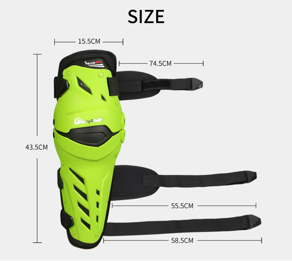 Motorcycle Knee Protectors - 3 Colors, Impact-Resistant Gear