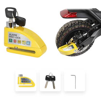 Motorcycle Alarm Lock: Anti-Theft Disc & Reminder Cable