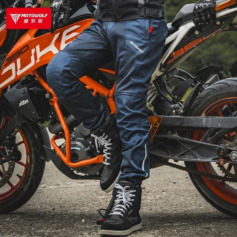 Motocross Jeans for Men: Breathable Motorcycle Pants