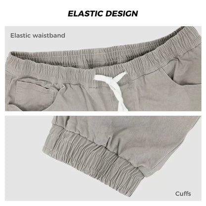 Motorcycle Pants Men - Protective Cargo with Elastic Fit
