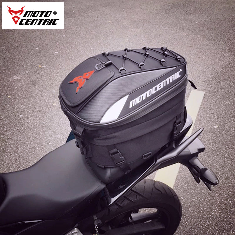 Motocentric Waterproof Motorcycle Tail Bag - Versatile and Durable