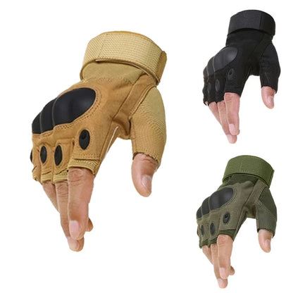 Men's Half Finger Tactical Gloves for Motorcycle