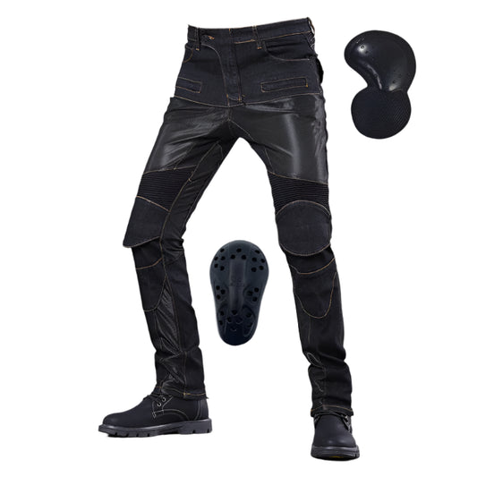 Men's Riding Pants - Protective Gear with Knee & Hip Pads