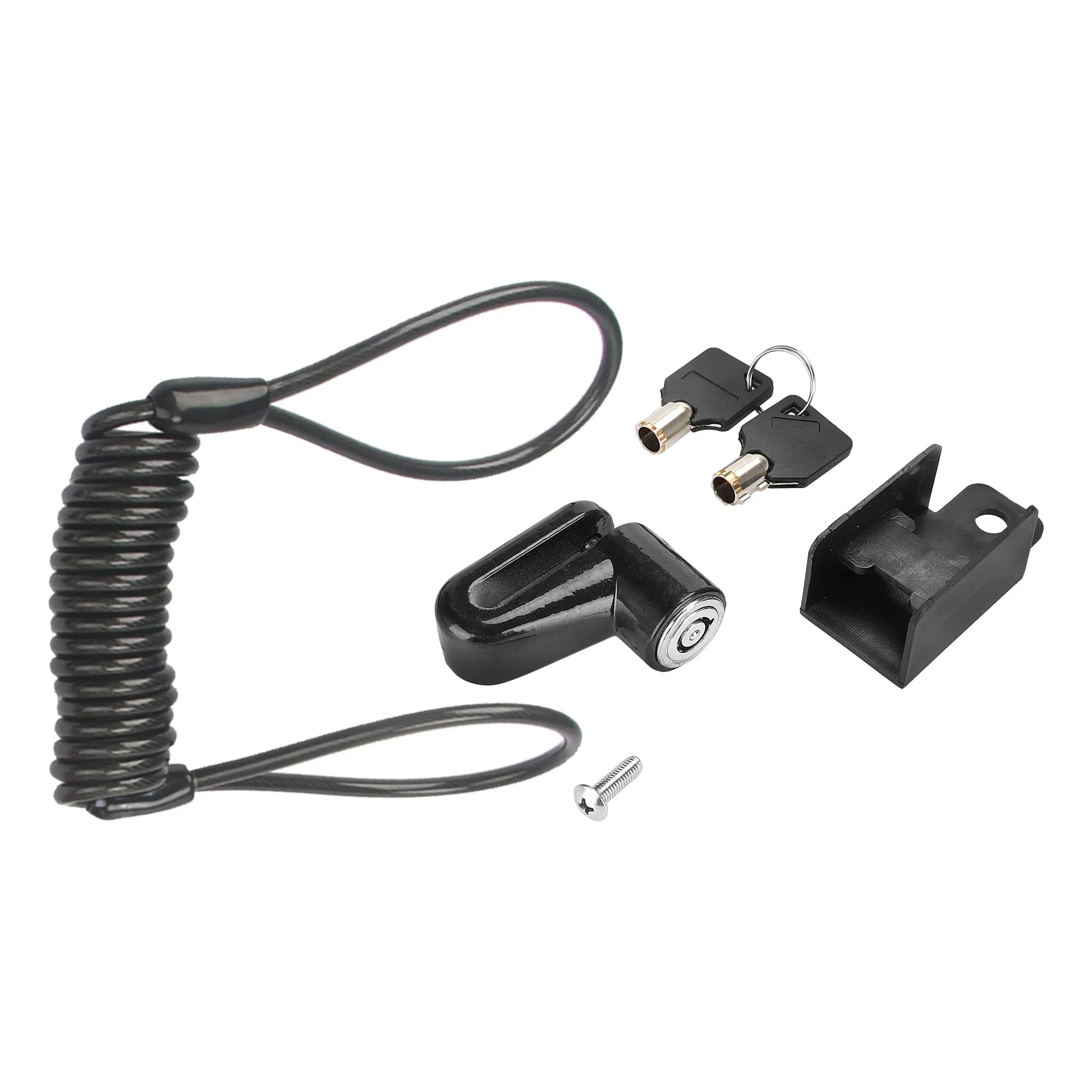 Motorcycle Alarm Lock: Anti-Theft Disc & Reminder Cable