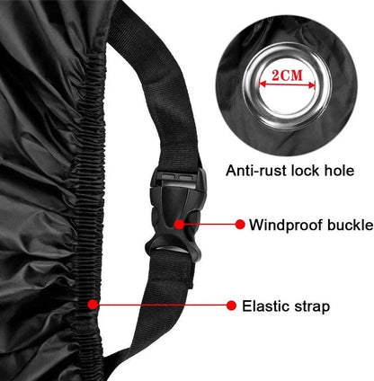 190T Motorcycle Cover Waterproof Outdoor Protection
